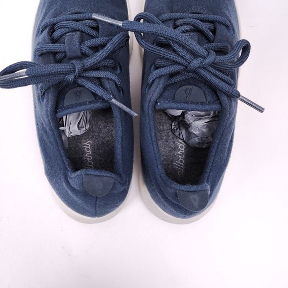 Allbirds Tree Runners Women's Size 8 Navy Blue Sneakers Fine Merino Wool - Picture 6 of 9